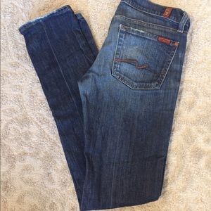 7 for All Mankind straight leg jeans